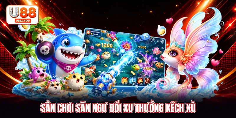 Sân chơi săn ngư đổi xu thưởng kếch xù